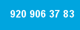 920 906 37 83 920 906 37 83